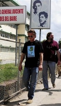 El actor recorrió diversos sectores del país sobre todo para ver los esfuerzos que se hacen a nivel de salud y educación en Cuba